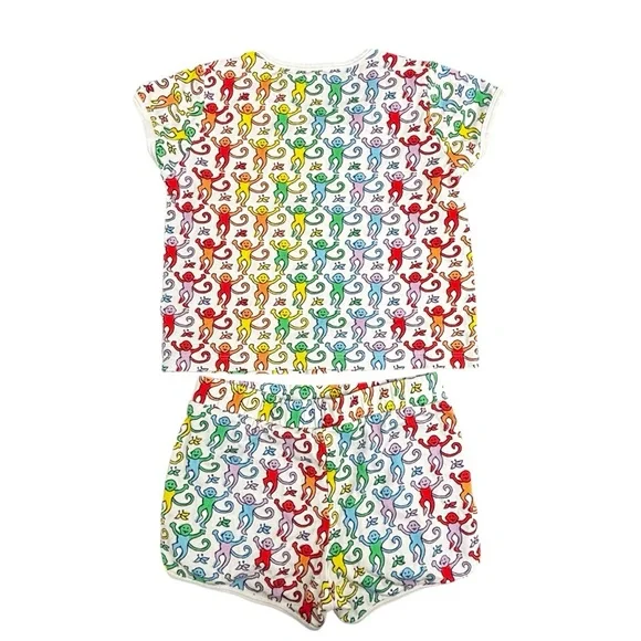 Roller Rabbit Kids Disco Monkey Playa Play Set Rainbow - Picture 4 of 14